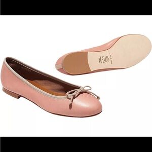 Margaux Pink Ballet Flats with Elegant Embellishments